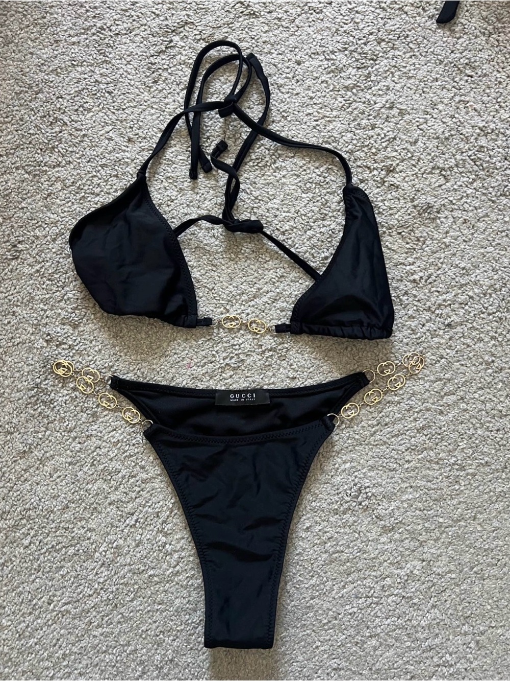 Designer Inspired Black Bikini